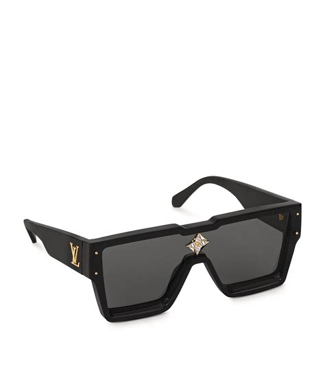 Louis Vuitton Sunglasses Cyclone Black Men's .